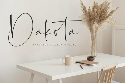 Saint Timothy - Modern Signature font Font Timur type 