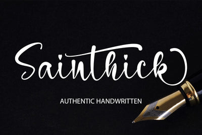 Sainthick Font Supersemar Letter 