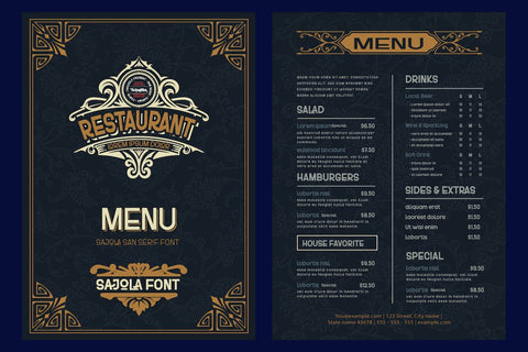 Sajola Font twinletter 