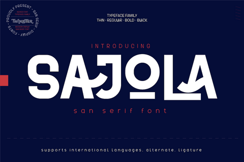 Sajola Font twinletter 