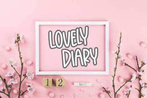 Sakura Blossom Font Dm Letter Studio 