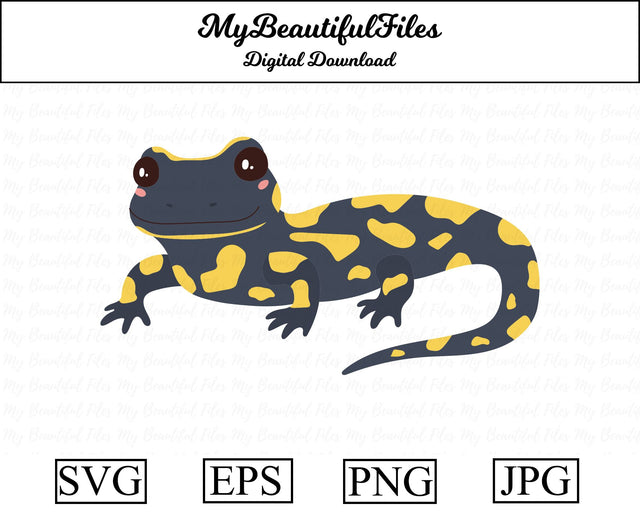 Salamander - Animal SVG MyBeautifulFiles 