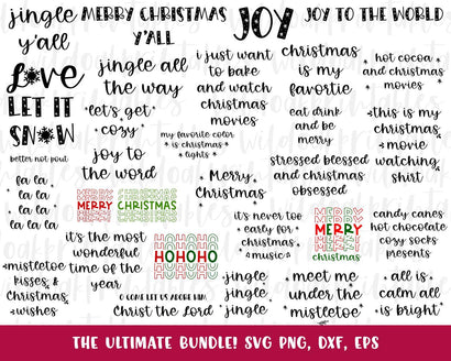 SALE the ultimate Christmas svg bundle, naughty svg Christmas svg, southern Christmas svg, funny Christmas svg, Christmas svg bundle, SVG WildOakSVG 