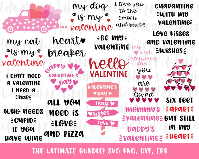SALE valentines day svg bundle, valentines teacher svg sayings teacher svg files, valentines day svg, teacher water bottle tracker svg, SVG WildOakSVG 
