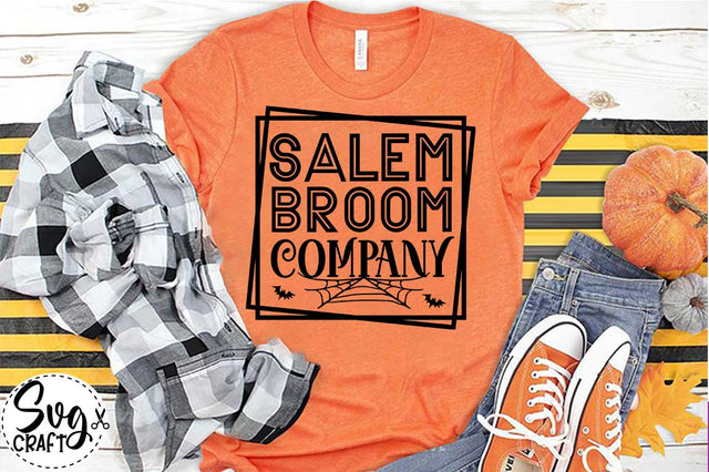 Salem Broom Company SVG cut file, Halloween SVG cut file , pumpkin SVG file 31 svg Design SVG Svgcraft 