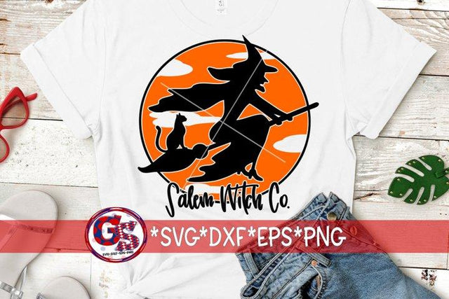 Salem Witch Co.- SVG DXF EPS PNG SVG Greedy Stitches 