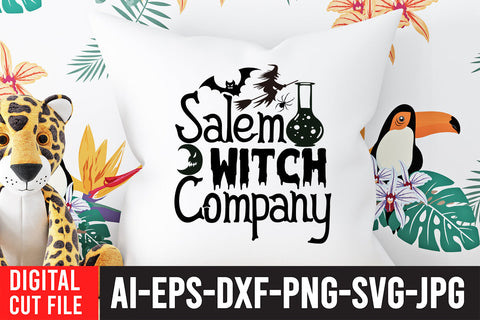 Salem Witch Company SVG Cut File SVG BlackCatsMedia 