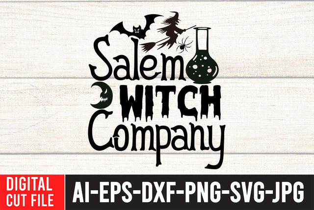 Salem Witch Company SVG Cut File SVG BlackCatsMedia 