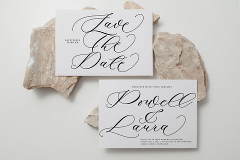 Saliara Love Font Four Lines Std. 
