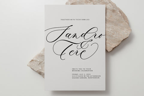 Saliara Love Font Four Lines Std. 