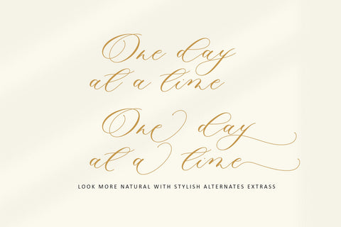 Saliara Love Font Four Lines Std. 