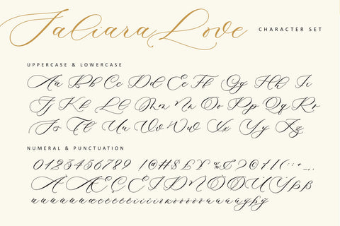Saliara Love Font Four Lines Std. 
