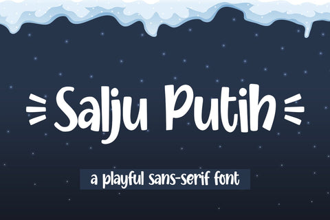 Salju Putih Font Abo Daniel Studio 