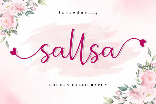 Sallsa Font AEN Creative Store 