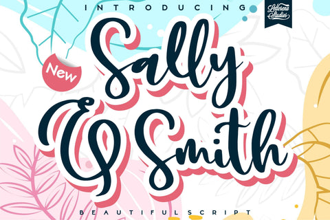 Sally & Smith Font Letterena Studios 