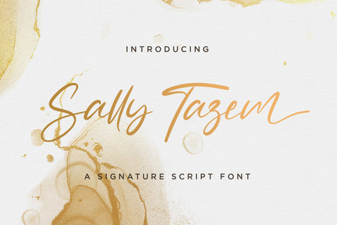 Sally Tazem - Handwritten Font Font StringLabs 