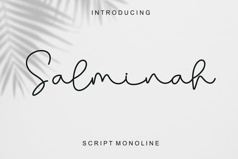 Salminah Font Afandi Studio 