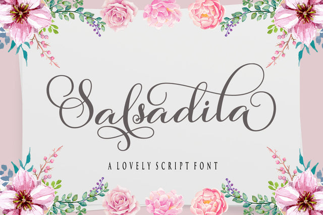 Salsadila Script Font Font Rastype 