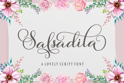 Salsadila Script Font Rastype 