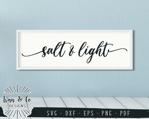 Salt and Light SVG Files | Christian | Bible Verse | Matthew 5:13-16 (875535250) SVG Ivan & Co. Designs 