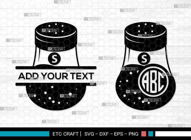 Salt And Pepper Mnogram SVG, Split Mnogram SVG, Salt Svg, Pepper Svg, Pepper Shaker Svg, Salt And Pepper Icon Svg, Salt And Pepper SVG ETC Craft 