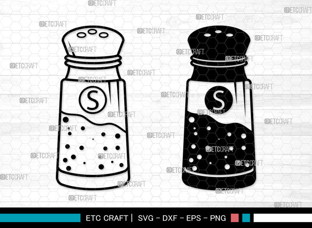 Salt And Pepper SVG, Salt And Pepper SVG, Salt Svg, Pepper Svg, Pepper Shaker Svg, Salt And Pepper Icon Svg, Salt And Pepper SVG ETC Craft 