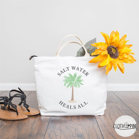 Salt Water Heals All SVG Cloth and Pine Designs 