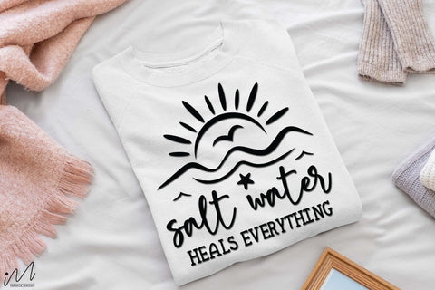 salt water heals everything svg2, Summer vibes svg, Summer t shirt svg, Vacation Svg, Ocean Svg Svg, Beach Svg, Beach t shirt svg, Summer mug svg, Beach time svg, Summer Cut Files, Hello summer svg, Lake time SVG Isabella Machell 
