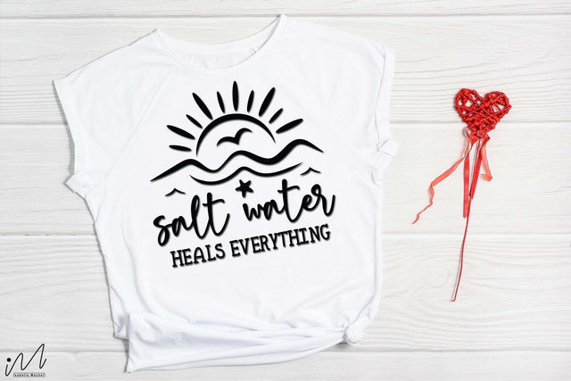salt water heals everything svg2, Summer vibes svg, Summer t shirt svg, Vacation Svg, Ocean Svg Svg, Beach Svg, Beach t shirt svg, Summer mug svg, Beach time svg, Summer Cut Files, Hello summer svg, Lake time SVG Isabella Machell 