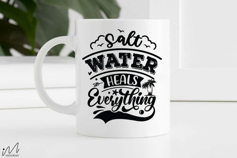 salt water heals everything svg4, Summer vibes svg, Summer t shirt svg, Vacation Svg, Ocean Svg Svg, Beach Svg, Beach t shirt svg, Summer mug svg, Beach time svg, Summer Cut Files, Hello summer svg, Lake time SVG Isabella Machell 