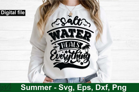 salt water heals everything svg4, Summer vibes svg, Summer t shirt svg, Vacation Svg, Ocean Svg Svg, Beach Svg, Beach t shirt svg, Summer mug svg, Beach time svg, Summer Cut Files, Hello summer svg, Lake time SVG Isabella Machell 