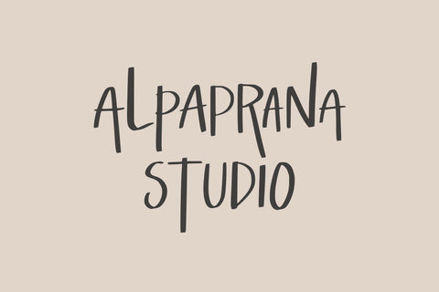 Salting - Handwritten Font Font Alpaprana Studio 