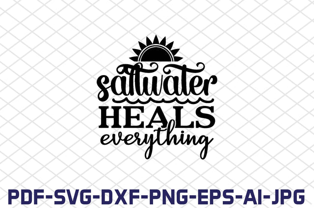 saltwater heals everything SVG farhad farhad 