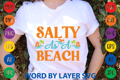 Salty As A Beach, Beach SVG Design SVG Rafiqul20606 