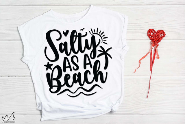 salty as a beach svg, Summer vibes svg, Summer t shirt svg, Vacation Svg, Ocean Svg Svg, Beach Svg, Beach t shirt svg, Summer mug svg, Beach time svg, Summer Cut Files, Hello summer svg, Lake time SVG Isabella Machell 