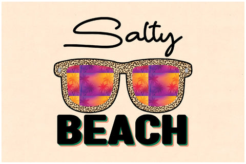 Salty Beach Funny Summer Sublimation Sublimation Jagonath Roy 