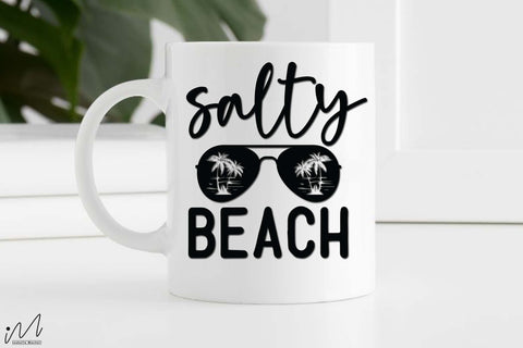 salty beach svg, Summer vibes svg, Summer t shirt svg, Vacation Svg, Ocean Svg Svg, Beach Svg, Beach t shirt svg, Summer mug svg, Beach time svg, Summer Cut Files, Hello summer svg, Lake time SVG Isabella Machell 