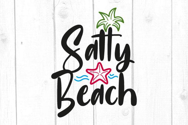 Salty Beach Svg SVG cricutfilesmg 