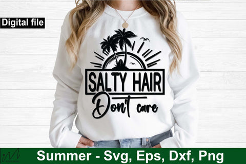 salty hair don't care svg4,Summer vibes svg, Summer t shirt svg, Vacation Svg, Ocean Svg Svg, Beach Svg, Beach t shirt svg, Summer mug svg, Beach time svg, Summer Cut Files, Hello summer svg, Lake time SVG Isabella Machell 