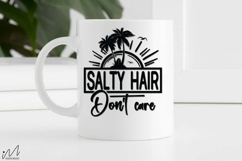 salty hair don't care svg4,Summer vibes svg, Summer t shirt svg, Vacation Svg, Ocean Svg Svg, Beach Svg, Beach t shirt svg, Summer mug svg, Beach time svg, Summer Cut Files, Hello summer svg, Lake time SVG Isabella Machell 