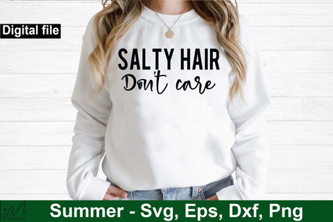 salty hair don't care svg5, Summer vibes svg, Summer t shirt svg, Vacation Svg, Ocean Svg Svg, Beach Svg, Beach t shirt svg, Summer mug svg, Beach time svg, Summer Cut Files, Hello summer svg, Lake time SVG Isabella Machell 