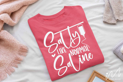 salty like normal saline svg,Nurse Svg,Doctor Svg,Nursing Svg,Medical Svg,Stethoscope Svg SVG Isabella Machell 