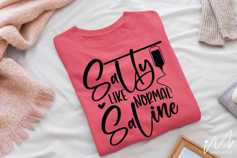 salty like normal saline svg,Nurse Svg,Doctor Svg,Nursing Svg,Medical Svg,Stethoscope Svg SVG Isabella Machell 