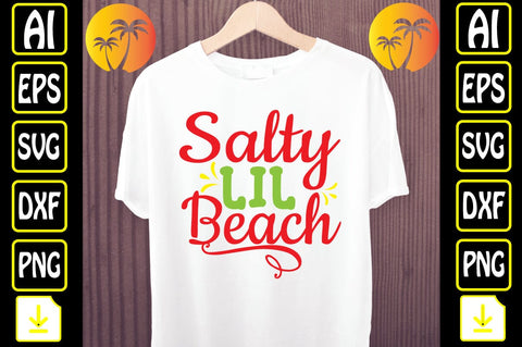 Salty Lil Beach SVG Craftlabsvg24 