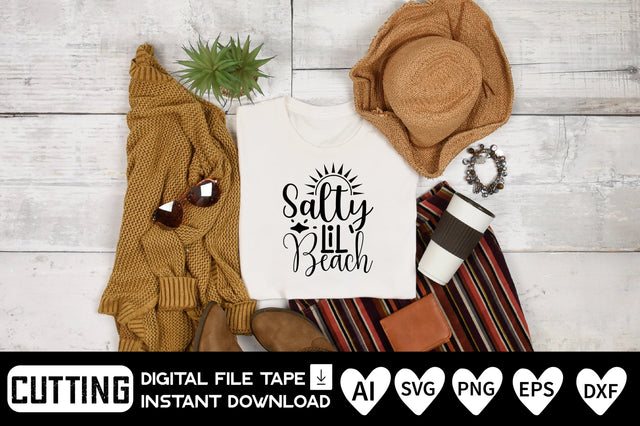 Salty Lil Beach SVG CraftlabSvg29 