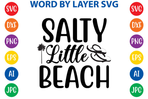 Salty little beach, Summer SVG Design SVG Rafiqul20606 