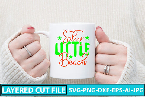 Salty Little Beach SVG Cut File SVG Syaman 