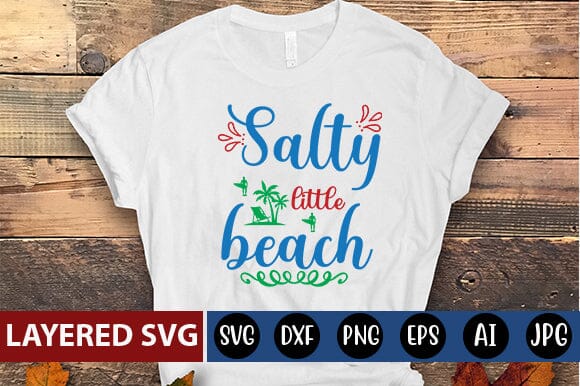salty little beach Svg SVG Blessedprint 