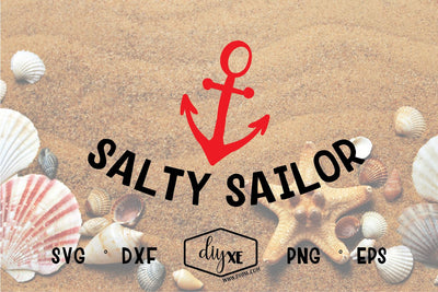 Salty Sailor SVG DIYxe Designs 