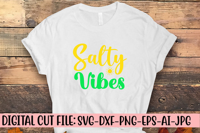 Salty Vibes SVG Design SVG Syaman 